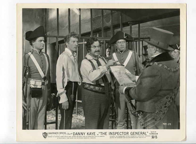 INSPECTOR GENERAL-PROMO STILL-DANNY KAYE-1950 G/VG