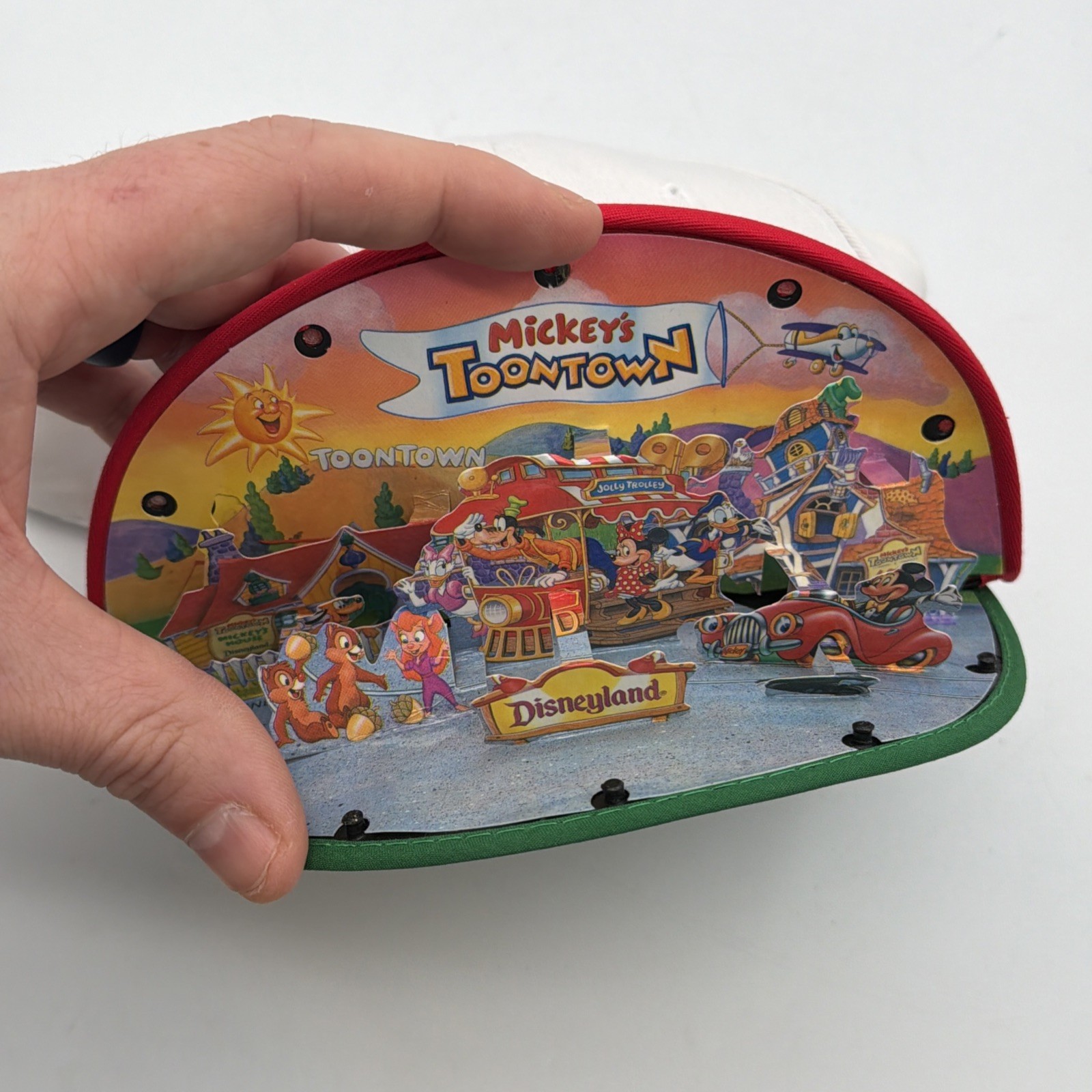1993 Rare Vintage Disneyland Toontown Pop-up Diorama Snap Back Hat 1993 Rare Vintage Disneyland Toontown Pop-up Diorama Snap Back Hat