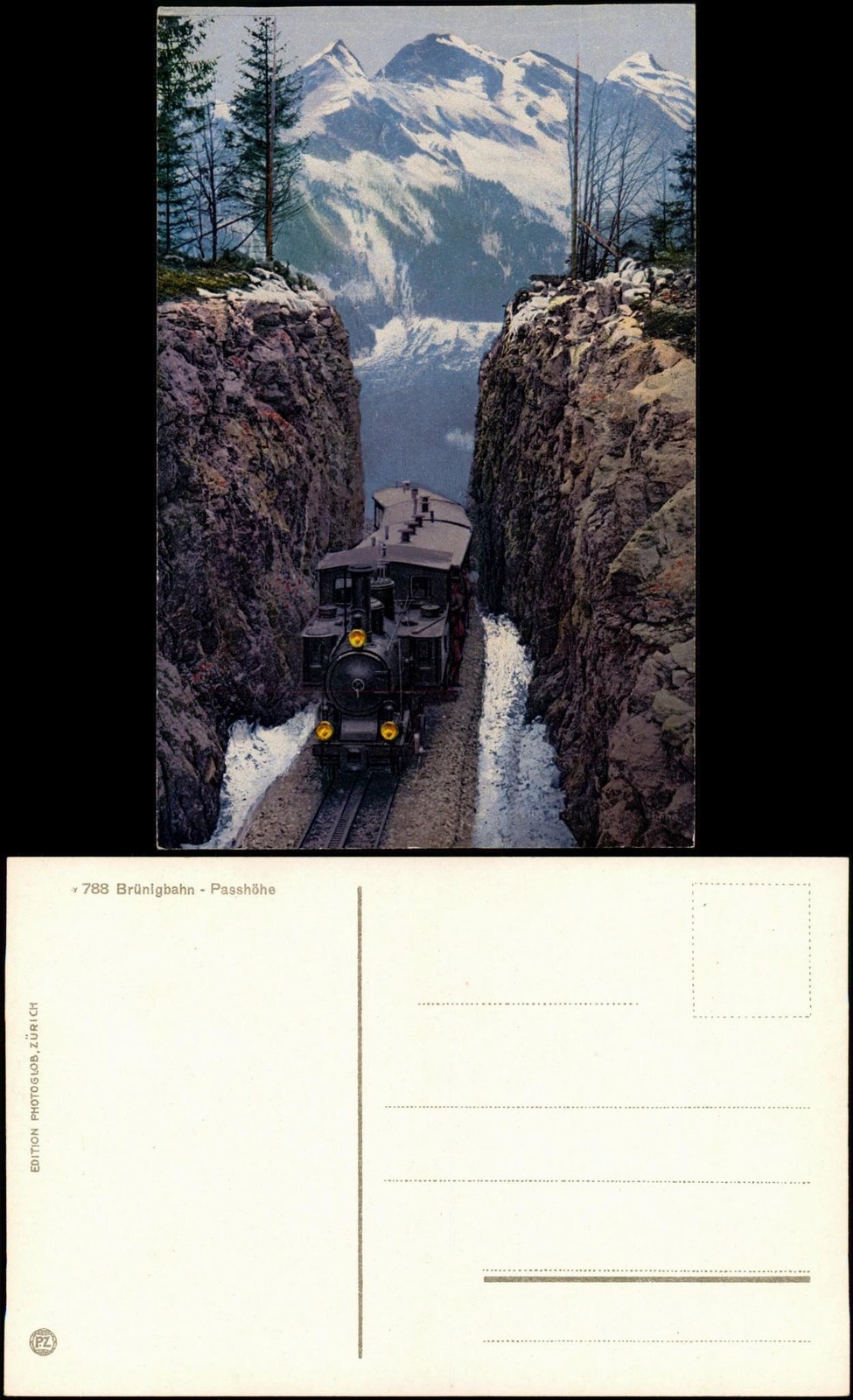 Meiringen Brünigbahn (Lucerne-Interlaken East) Steam Locomotive 1912