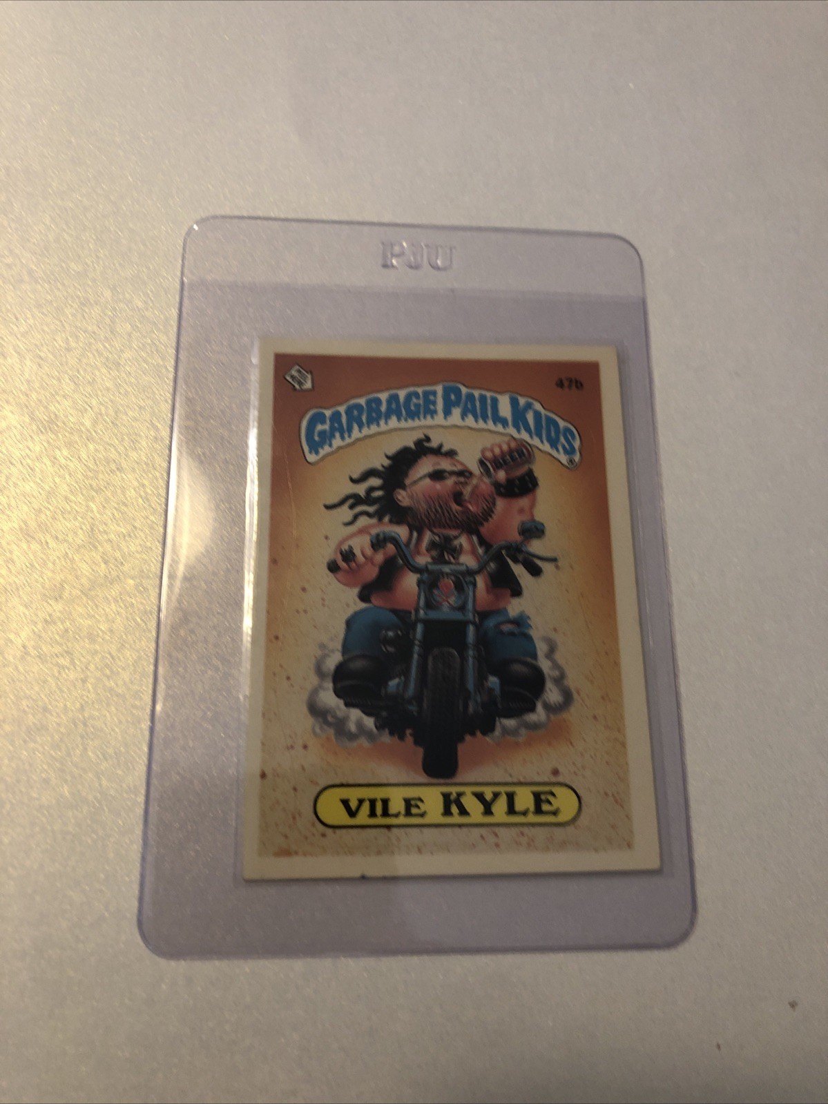 Original 1985 TOPPS Vile Kyle Checklist Error 49b Schizo Fran Mint