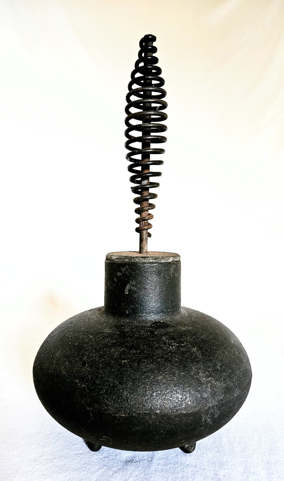 MCM ATOMIC Authentic Howard Miller George Nelson Solid Cast Iron Fire Starter