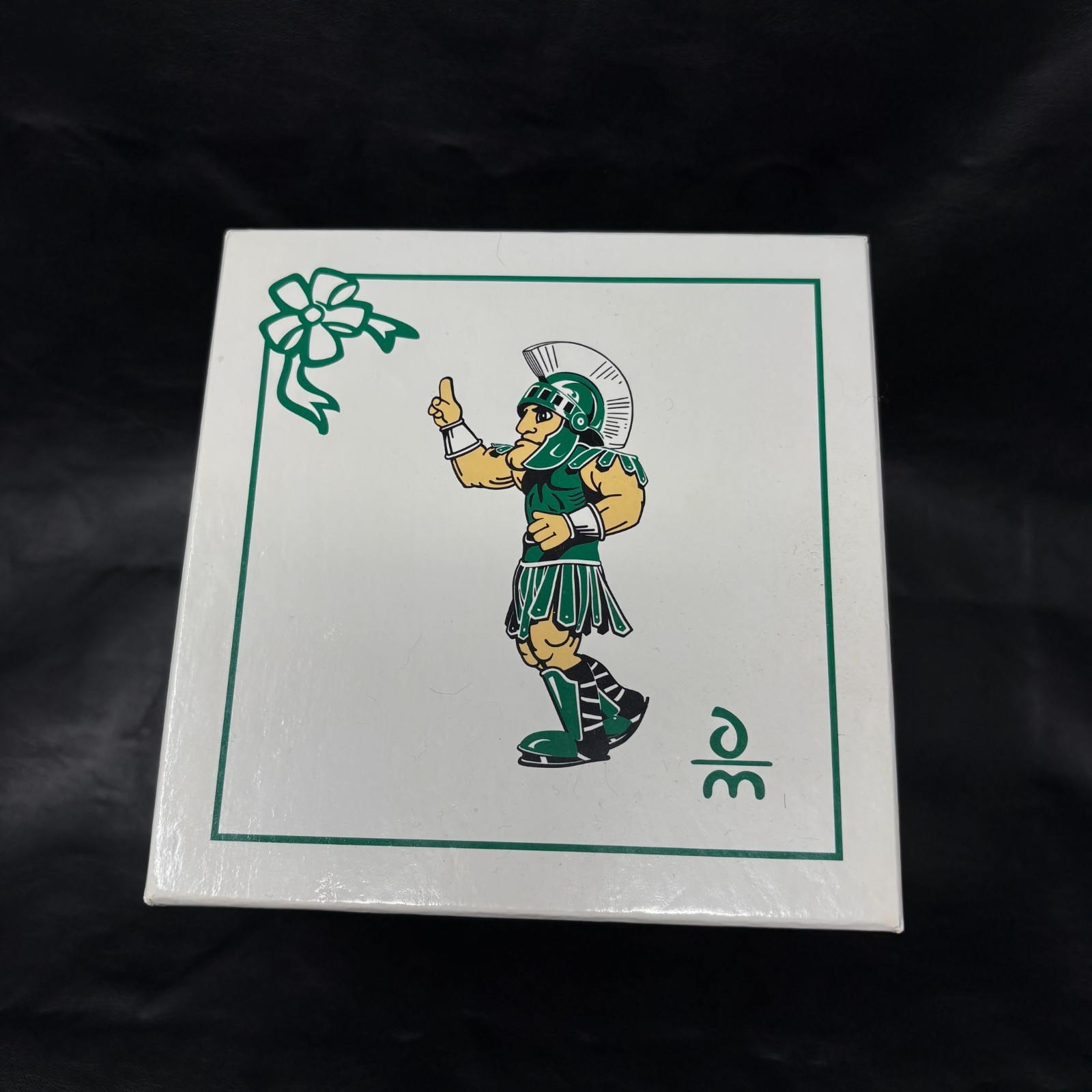 Vintage 2006 Danbury Mint Michigan State Spartans Train Christmas Ornament