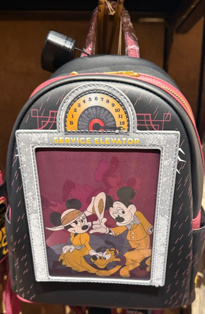 2026 Disney Parks Hollywood Tower Of Terror Hotel Loungefly Backpack Bag HTH 2026 Disney Parks Hollywood Tower Of Terror Hotel Loungefly Backpack Bag HTH