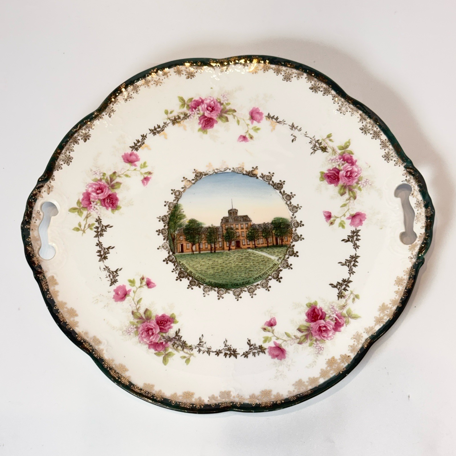 MYERSTOWN Pennsylvania PA Antique ALBRIGHT COLLEGE MAIN BUILDING Souvenir PLATE MYERSTOWN Pennsylvania PA Antique ALBRIGHT COLLEGE MAIN BUILDING Souvenir PLATE