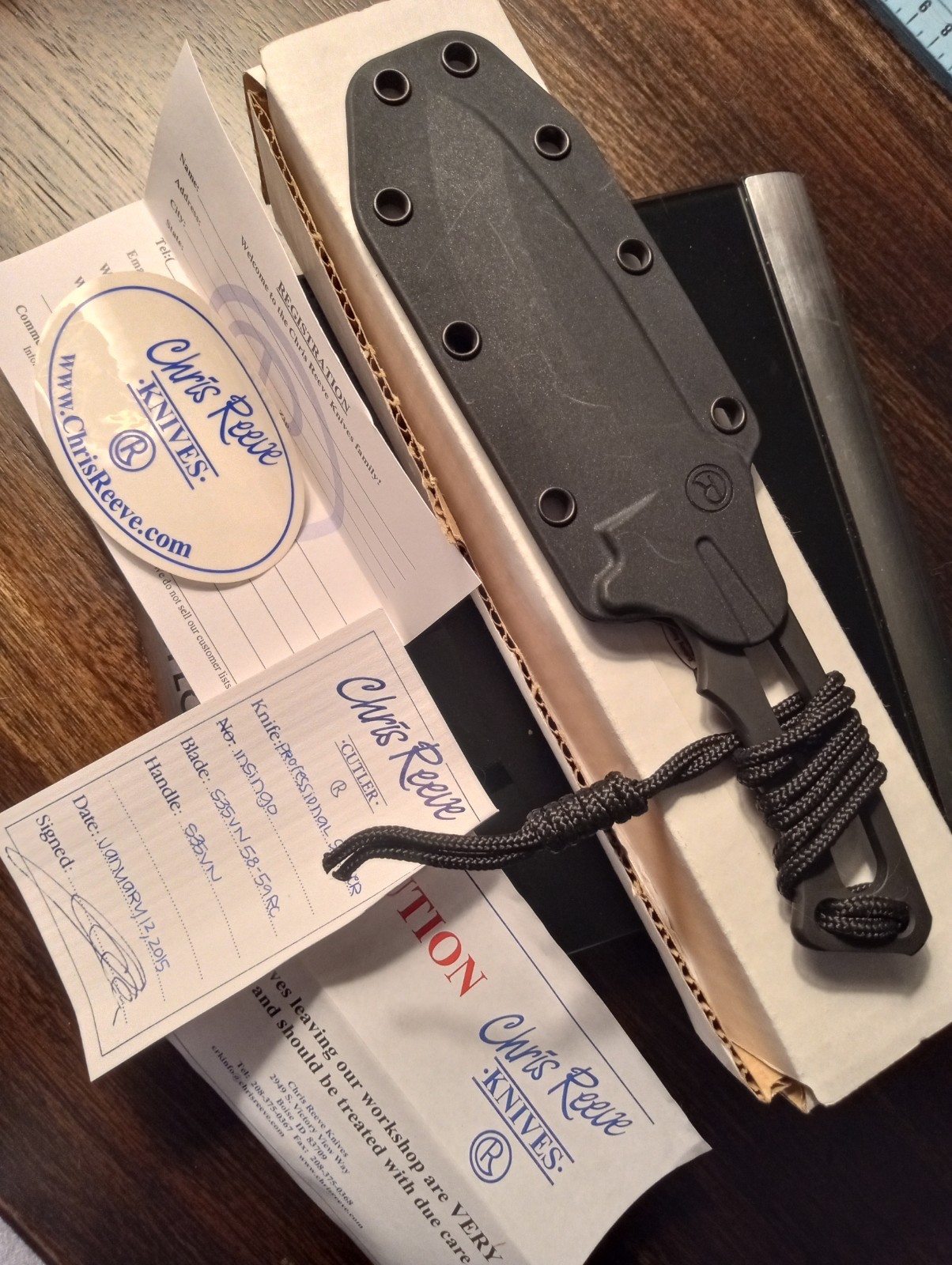 Chris Reeve Knives 2015  Skeletonized S35VN   Insingo Professional Soldier 