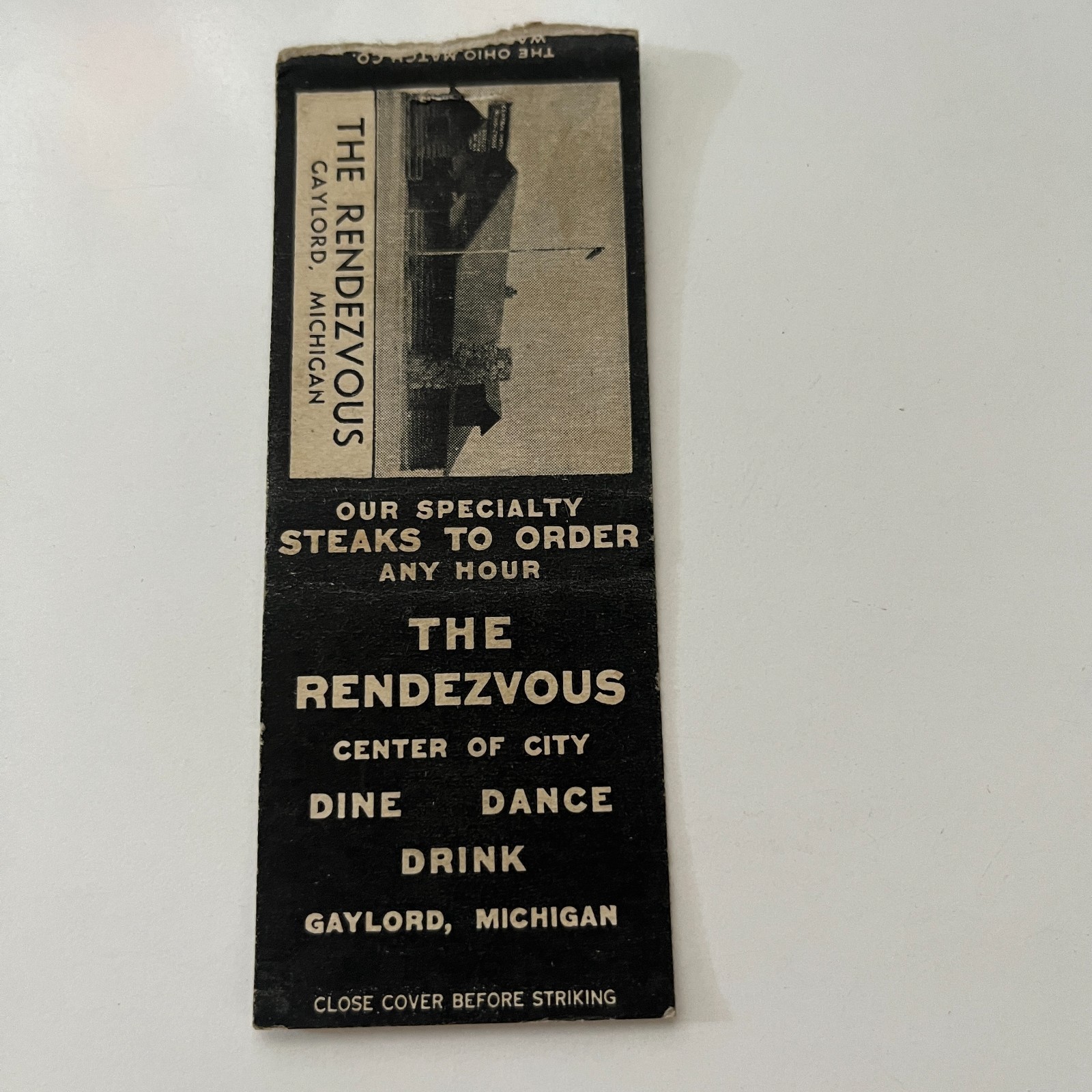 The Rendezvous Vintage Matchbook Cover TMB44-5