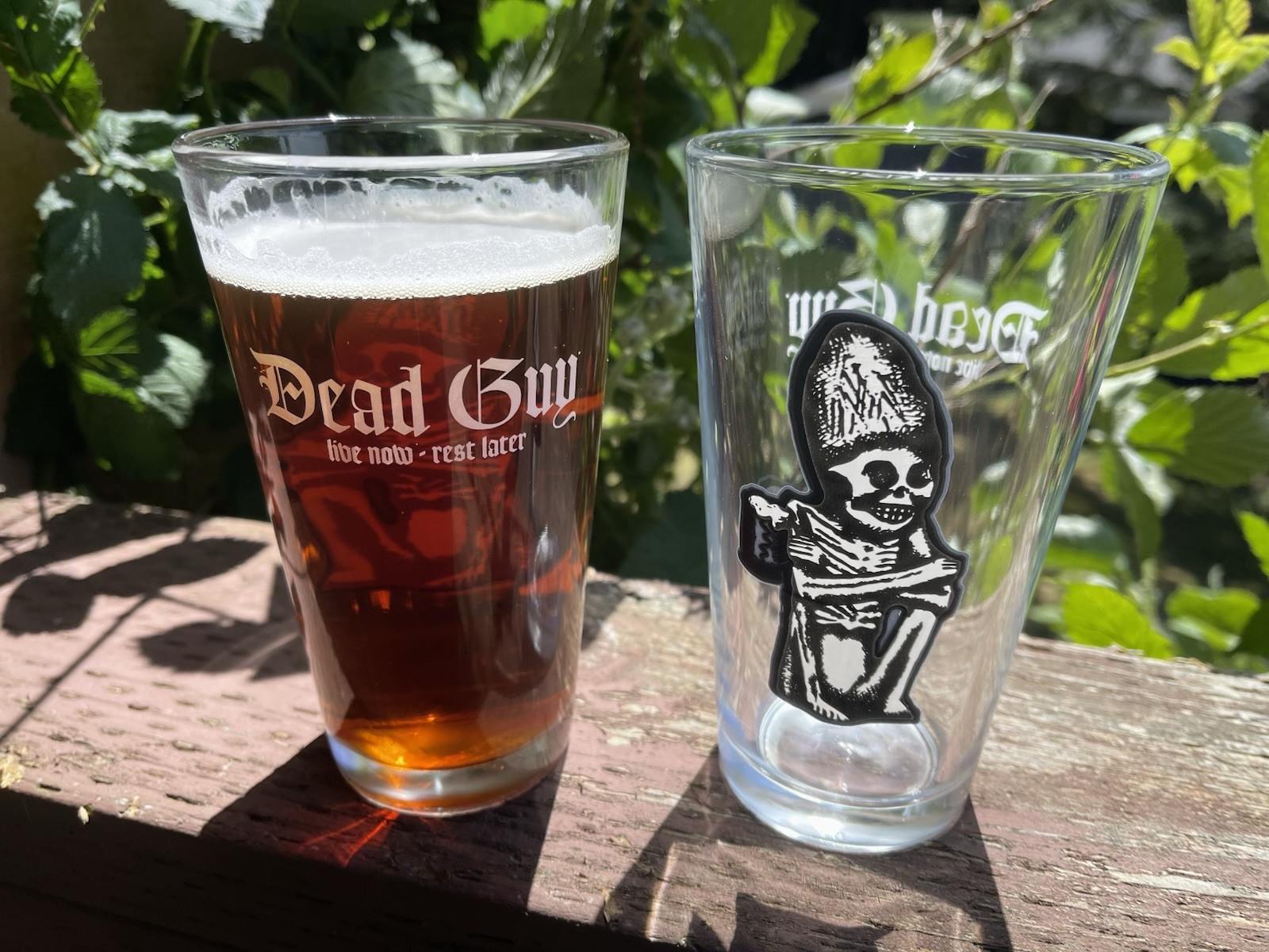 Rogue Dead Guy Ale Pint Glass SET of 2 – Discontinued Brewery – NEW