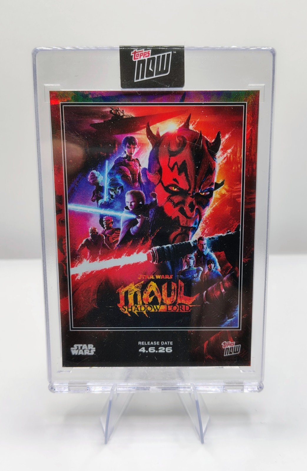 2026 Topps Now Star Wars Maul Shadow Lord: Maul Poster Art SHORT PRINT