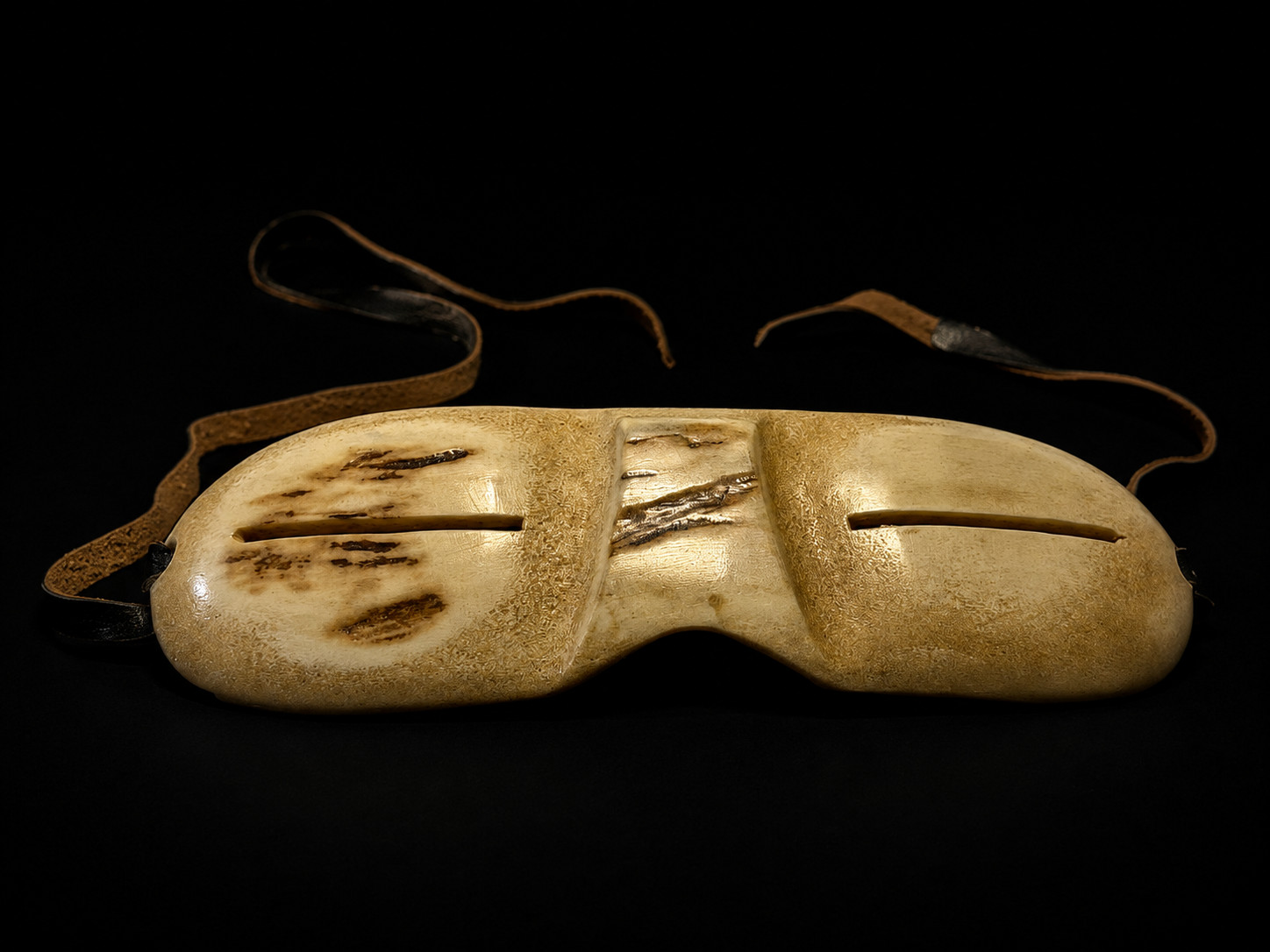 Eskimo Snow Goggles, Yupik Hand Made Sunglasses, Inuit Style Goggles #6 Eskimo Snow Goggles, Yupik Hand Made Sunglasses, Inuit Style Goggles #6