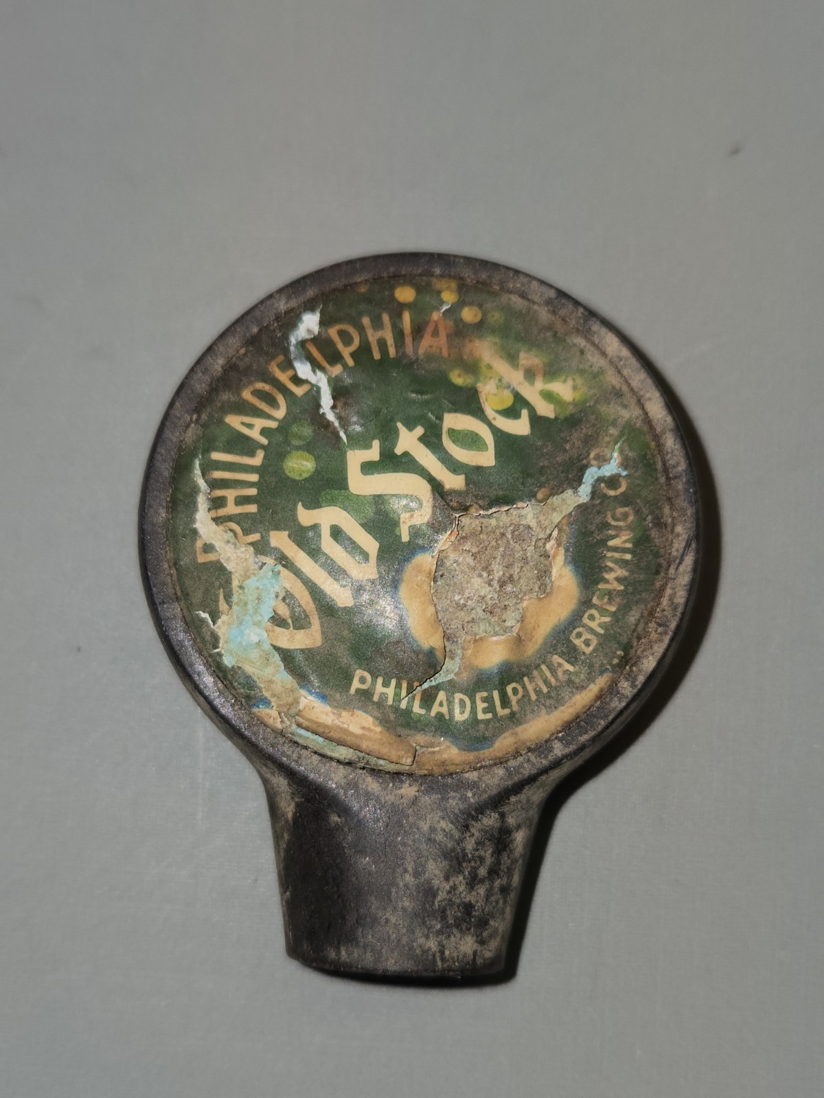 Vintage 30s/40s Kooler-Keg Philadelphia Brewing Co Old Stock Sidewinder Tap Knob Vintage 30s/40s Kooler-Keg Philadelphia Brewing Co Old Stock Sidewinder Tap Knob