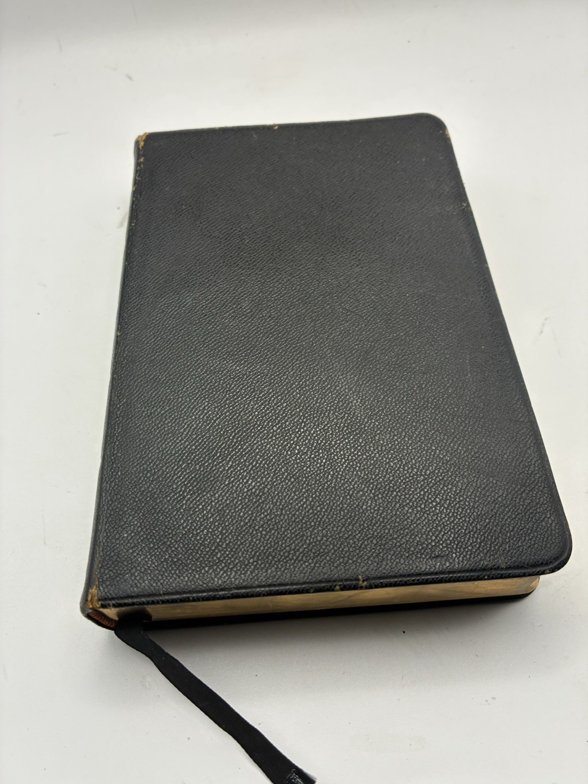 VTG HOLY BIBLE Pure Cambridge Edition English Hand Grained Morocco Leather Lined