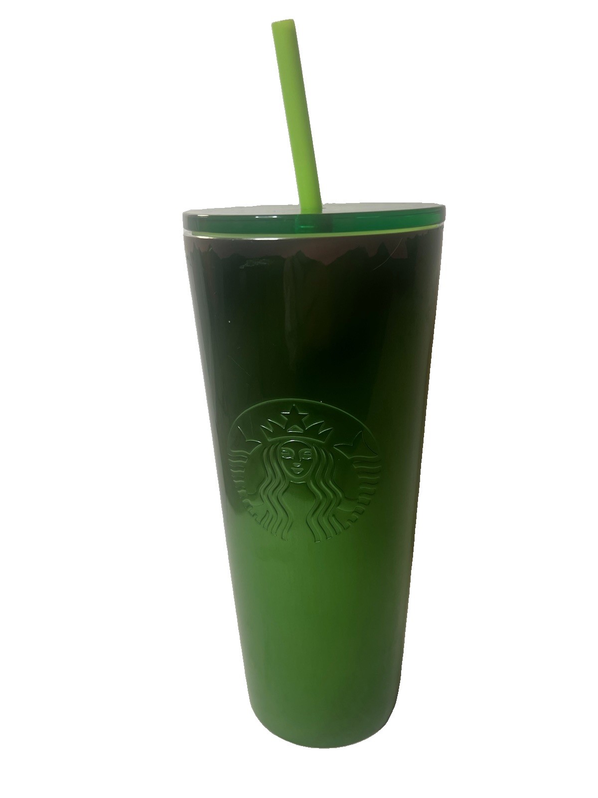 Starbucks 2023 Green Gradient Ombre Venti 24 oz Cold Cup Tumbler with Straw Starbucks 2023 Green Gradient Ombre Venti 24 oz Cold Cup Tumbler with Straw