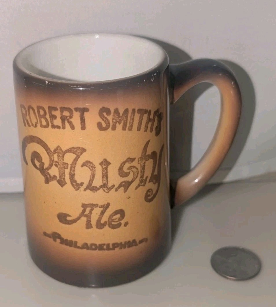 Antique Robert Smith Musty Ale Philadelphia Mug (Early 1900\'s, Pre-Prohibition)