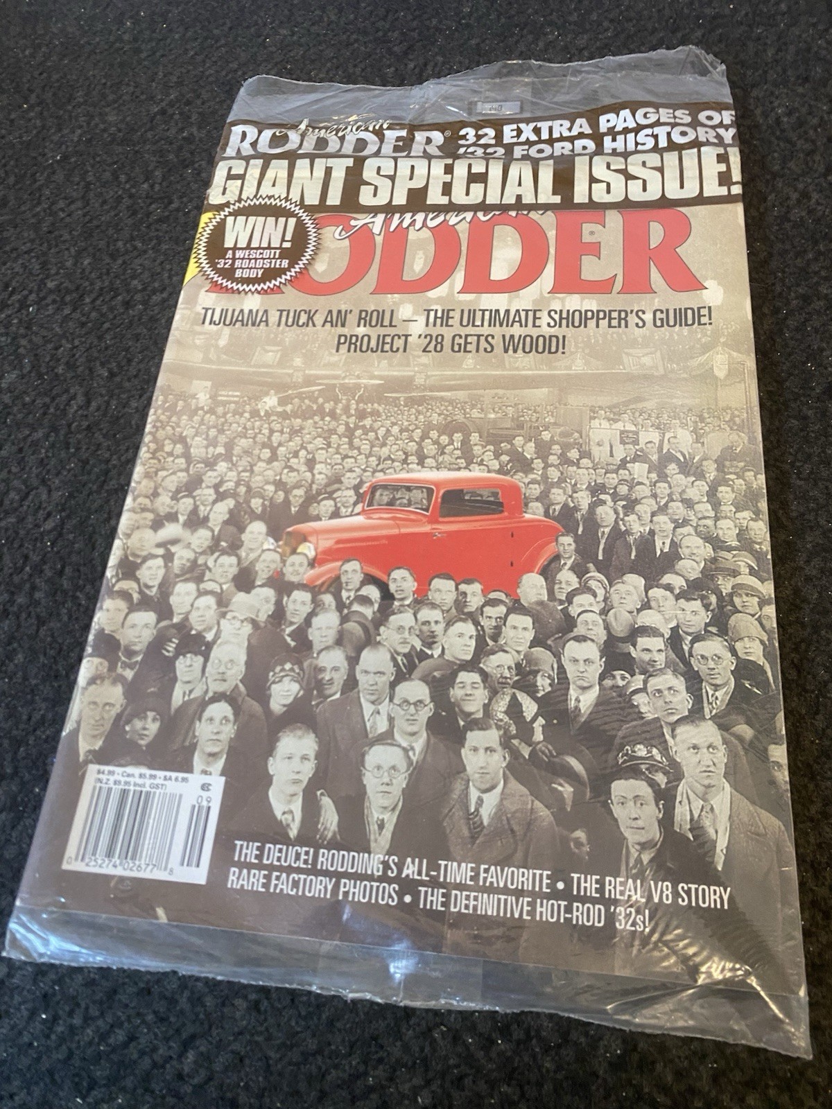 American Rodder Magazine Sept 1995 Giant 33 Ford Bonus Section Original Plastic