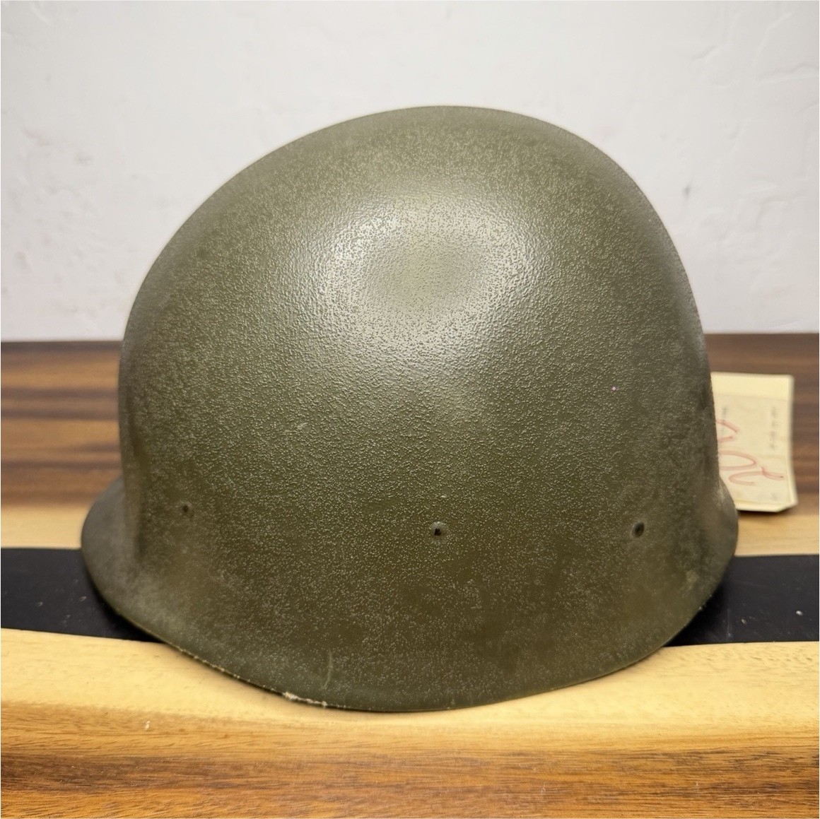 WWII Original US M1 Helmet Liner Named John R McMillan Serial 524-62-1914 