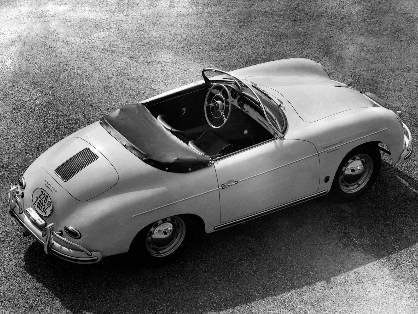 Cars 1958 porsche 356a 1600 g s carrera speedster Art Print Poster 11x17