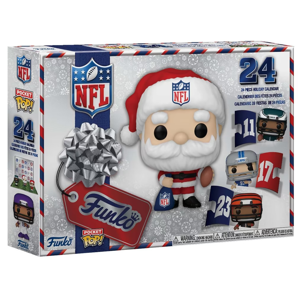 [BIG SALE] NFL Funko Pocket Pop Advent Calendar 24 Collectible Figures