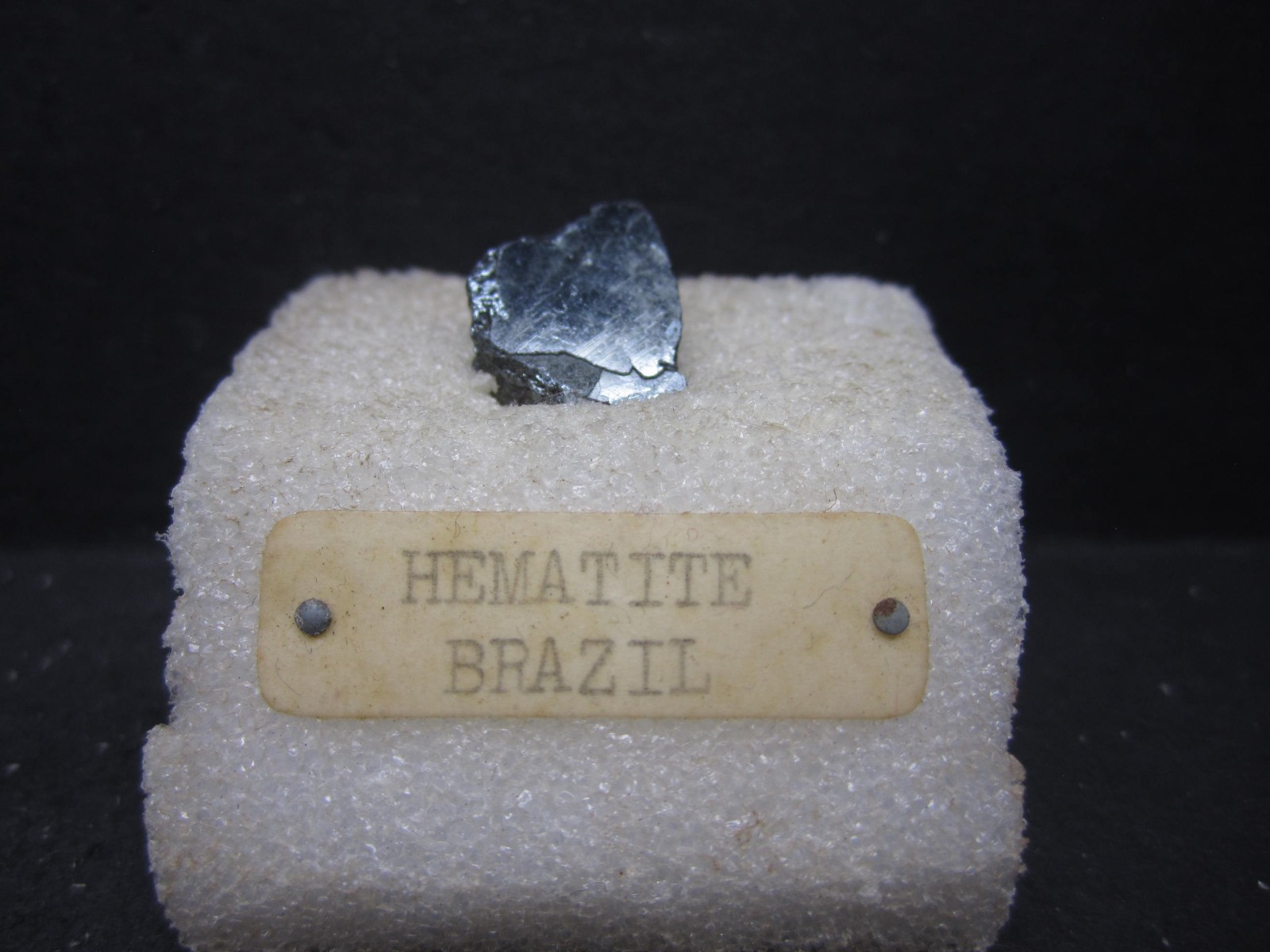 Vintage Hematite Specimen, 1950s Vintage, Brazil Vintage Hematite Specimen, 1950s Vintage, Brazil