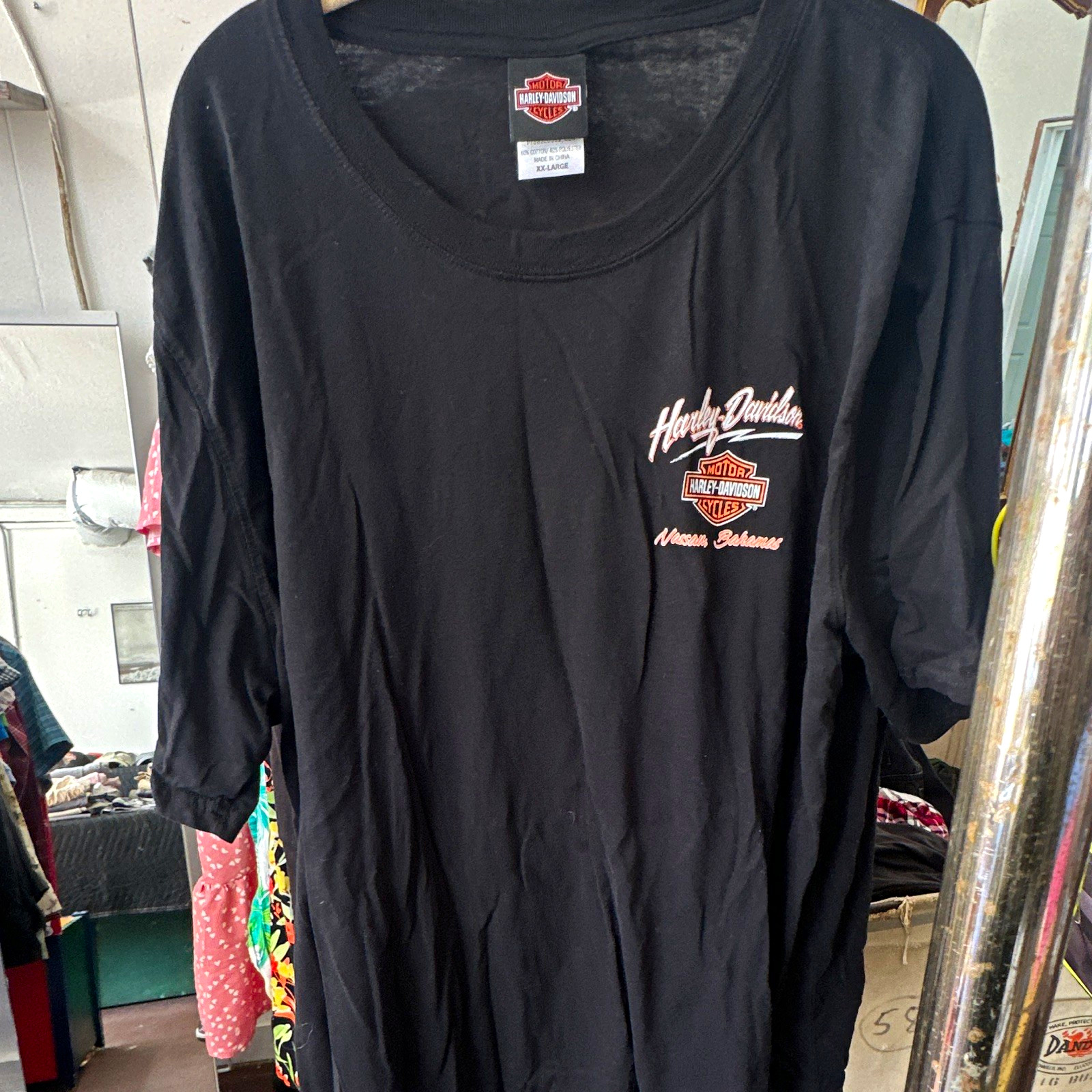 Harley-Davidson Nassau Bahamas Black Graphic T-Shirt, Size XXL