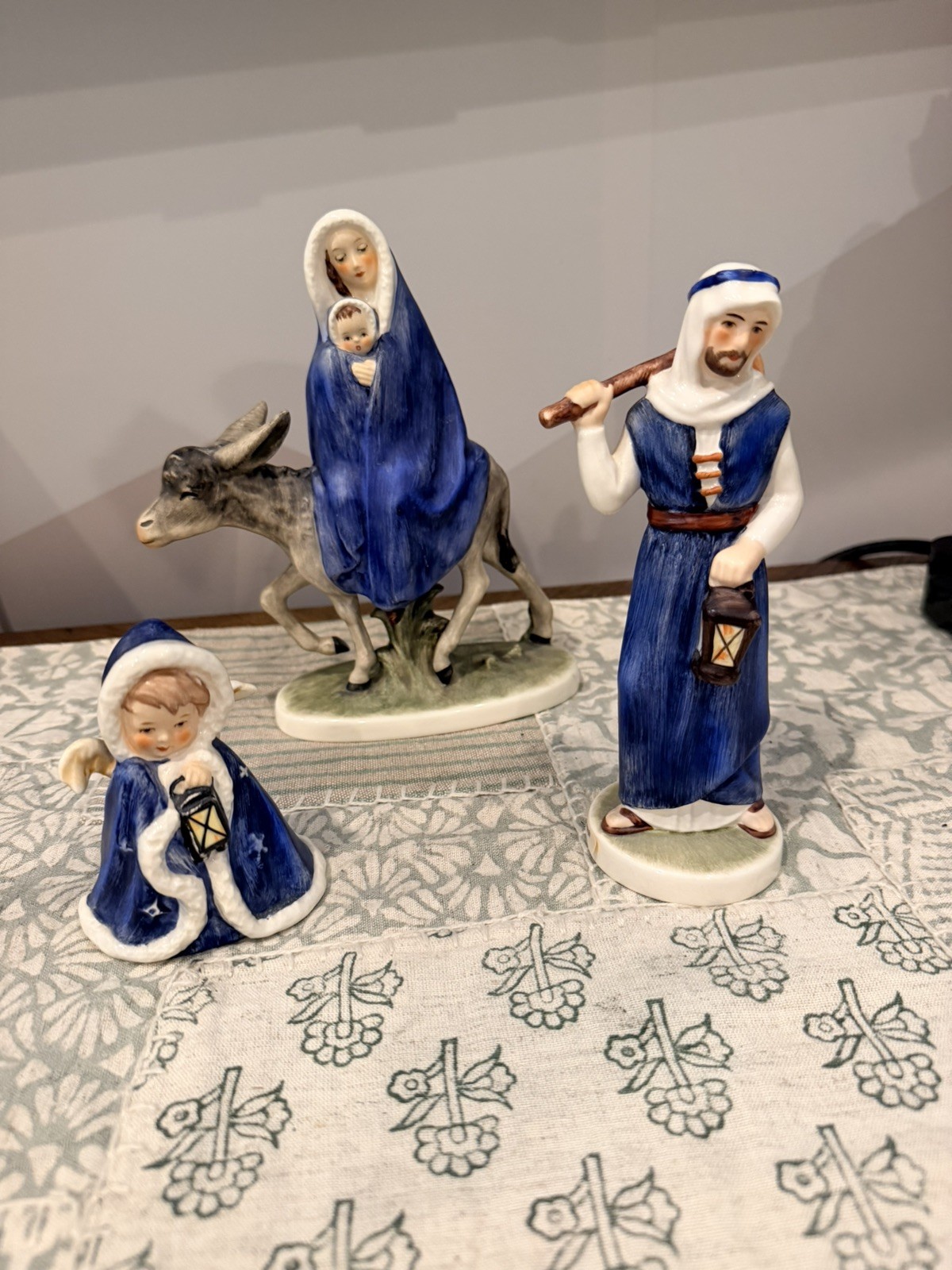 Vintage Goebel 1958 Nativity Set #405 Flight To Egypt Complete 3 Pc