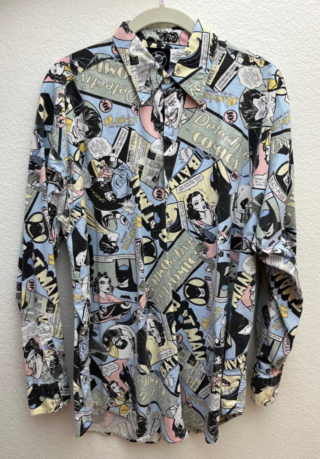 Vintage 1990’s Batman Joker DC Comics Print Superhero Shirt