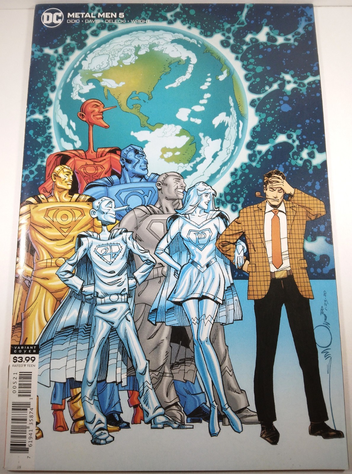 ⚙️🤖 METAL MEN #5 WALT SIMONSON VARIANT B DC COMICS 2020 SCARCE LOW DISTRO RARE