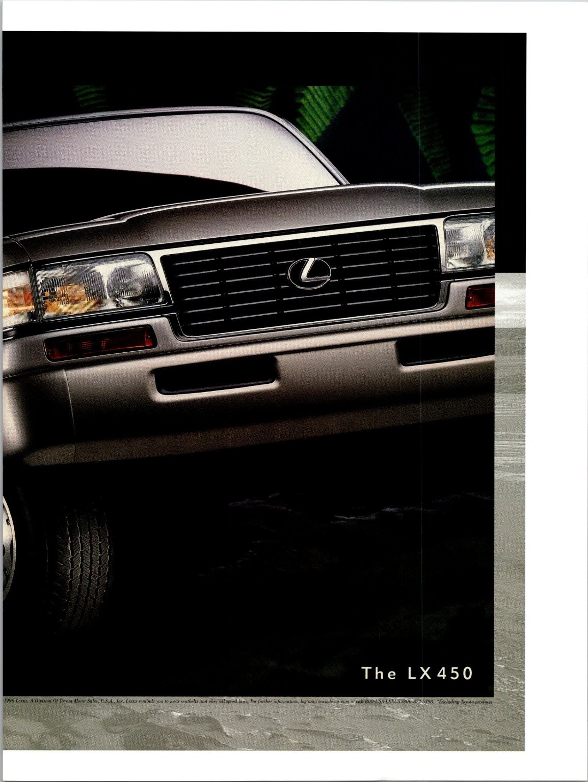 Lexus Vintage Print Ad Poster LX 450 SUV 1996 Car Automobilia Lexus Vintage Print Ad Poster LX 450 SUV 1996 Car Automobilia