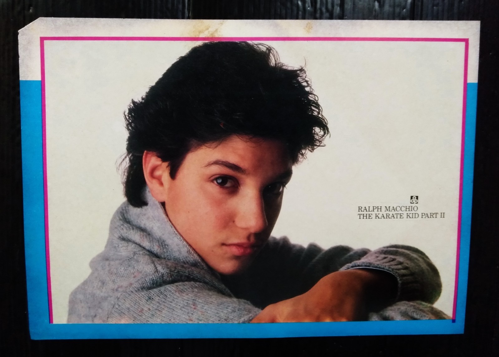 Ralph Macchio Jeff Goldblum Vintage Thailand ONLY 1 COLOR PAGE MEGA RARE