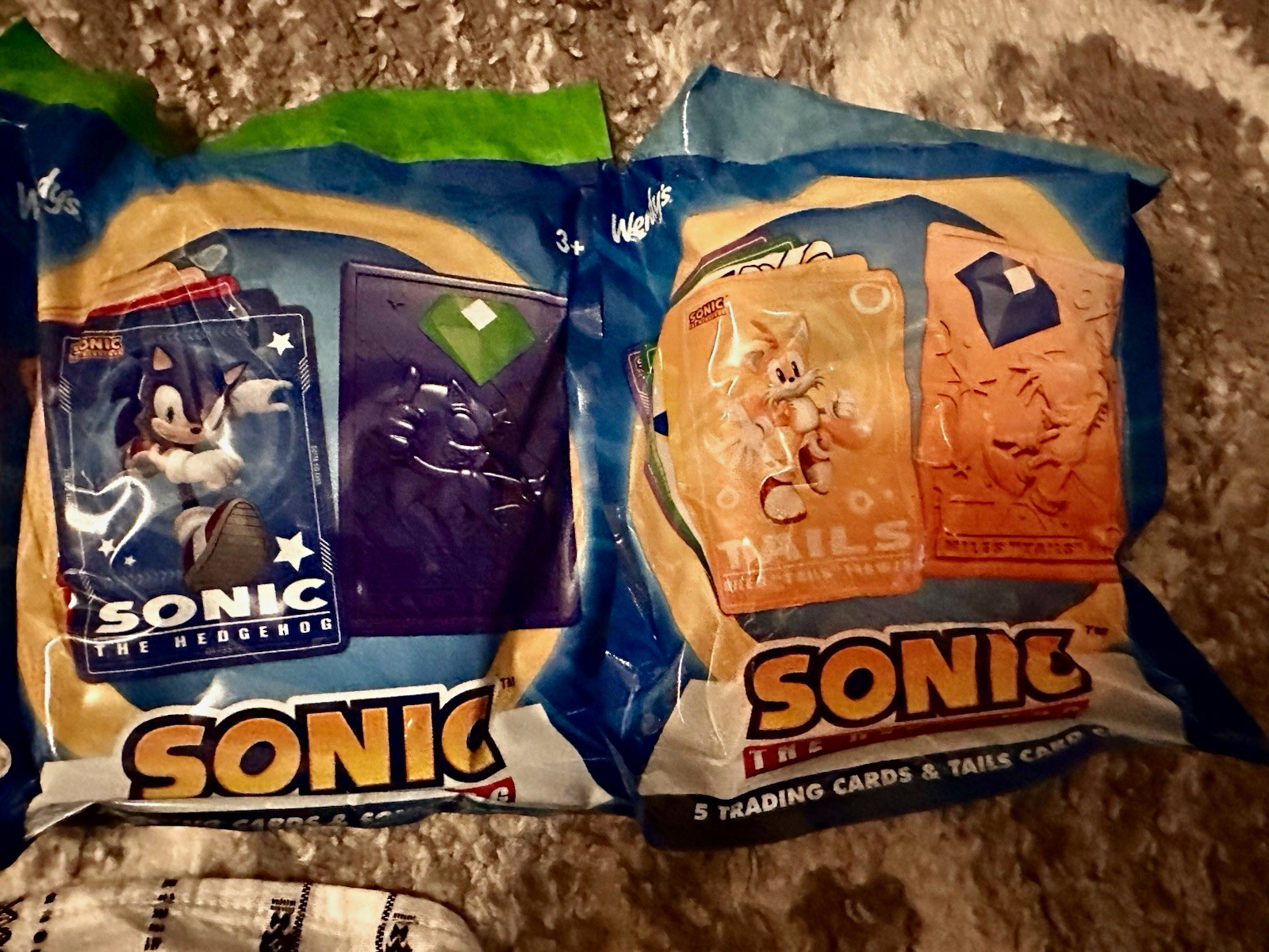 Wendy\'s Sonic the Hedgehog Sealed Trading Card Packs Cards 2026. Sonic and Tails Wendy\'s Sonic the Hedgehog Sealed Trading Card Packs Cards 2026. Sonic and Tails