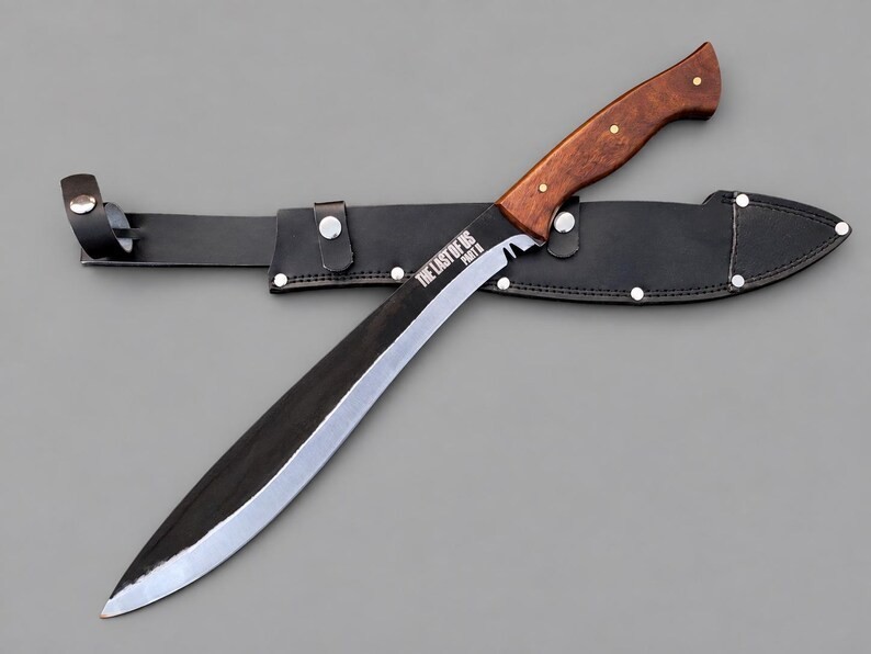 The Last of Us Part II Ellie's Machete | Handmade Knife Gaming Knife & Sheath