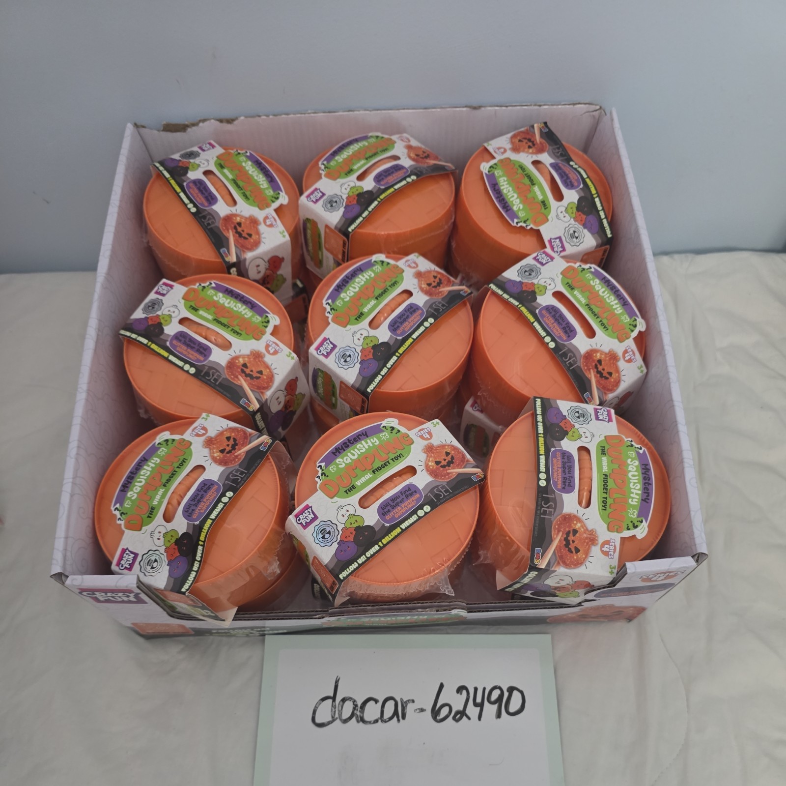FULL Case 18 RMS Authentic Series 4 Pumpkin Mystery Dumpling  Halloween Edition