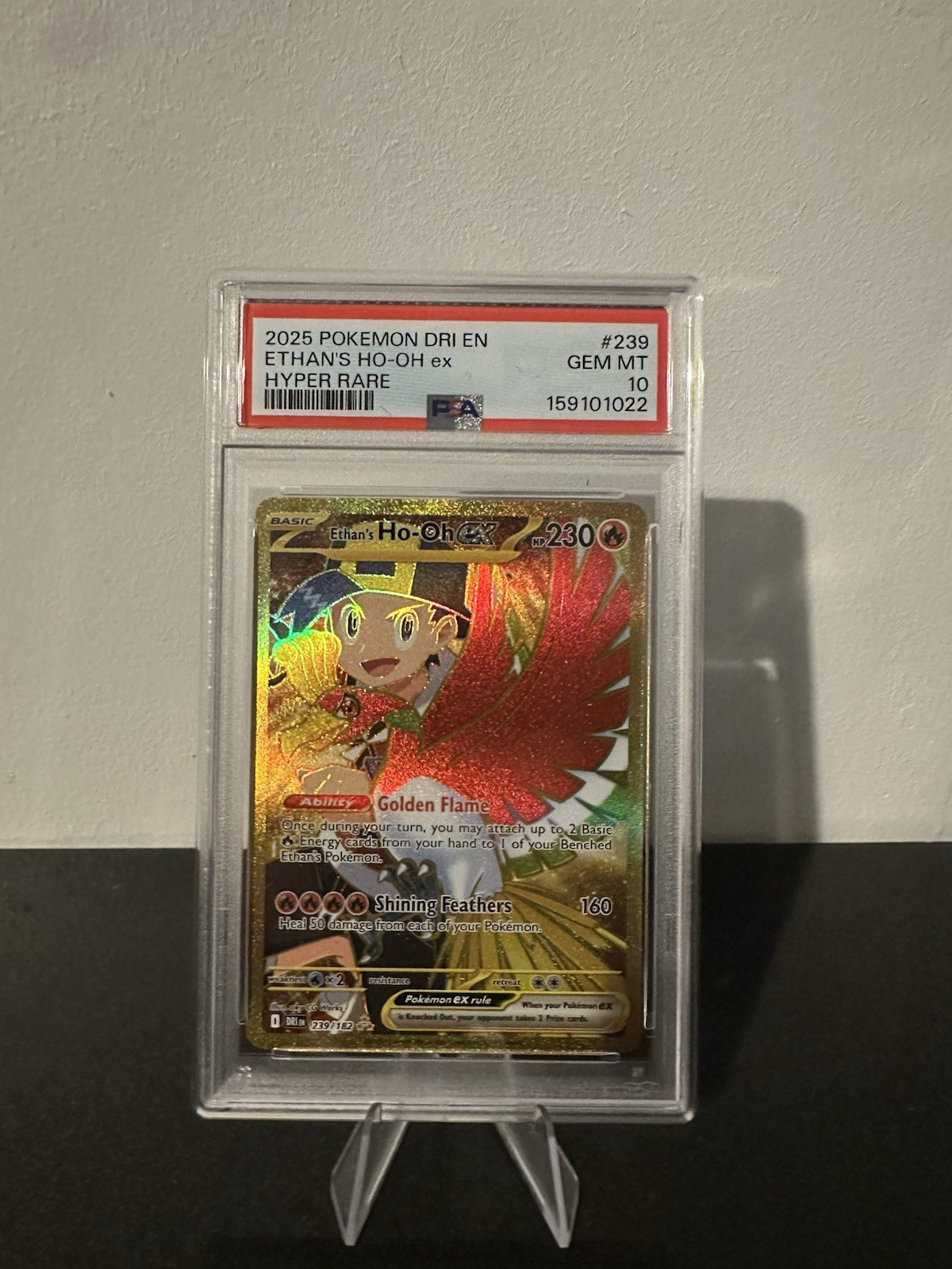 Pokémon TCG Ethan's Ho-Oh EX Hyper Rare Destined Rivals - PSA 10 Pokémon TCG Ethan's Ho-Oh EX Hyper Rare Destined Rivals - PSA 10