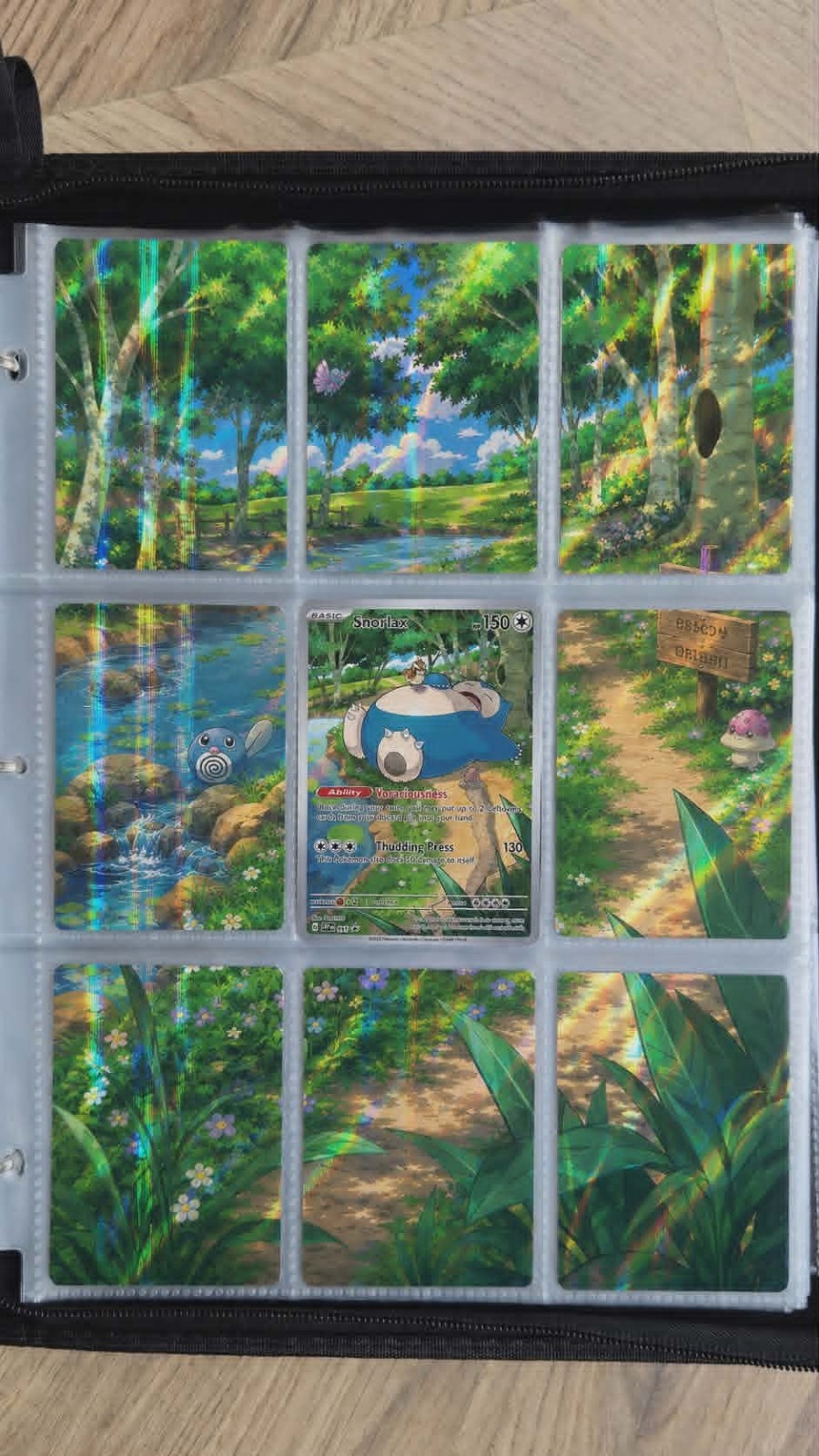 Snorlax 181/165 Sv2a - Holographic Binder Artwork Extension