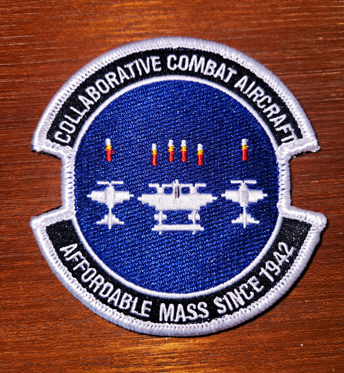 USAF AFRL Collaborative Combat Aircraft Patch Area 51 RQ-180 CCA FQ-42A Drone USAF AFRL Collaborative Combat Aircraft Patch Area 51 RQ-180 CCA FQ-42A Drone