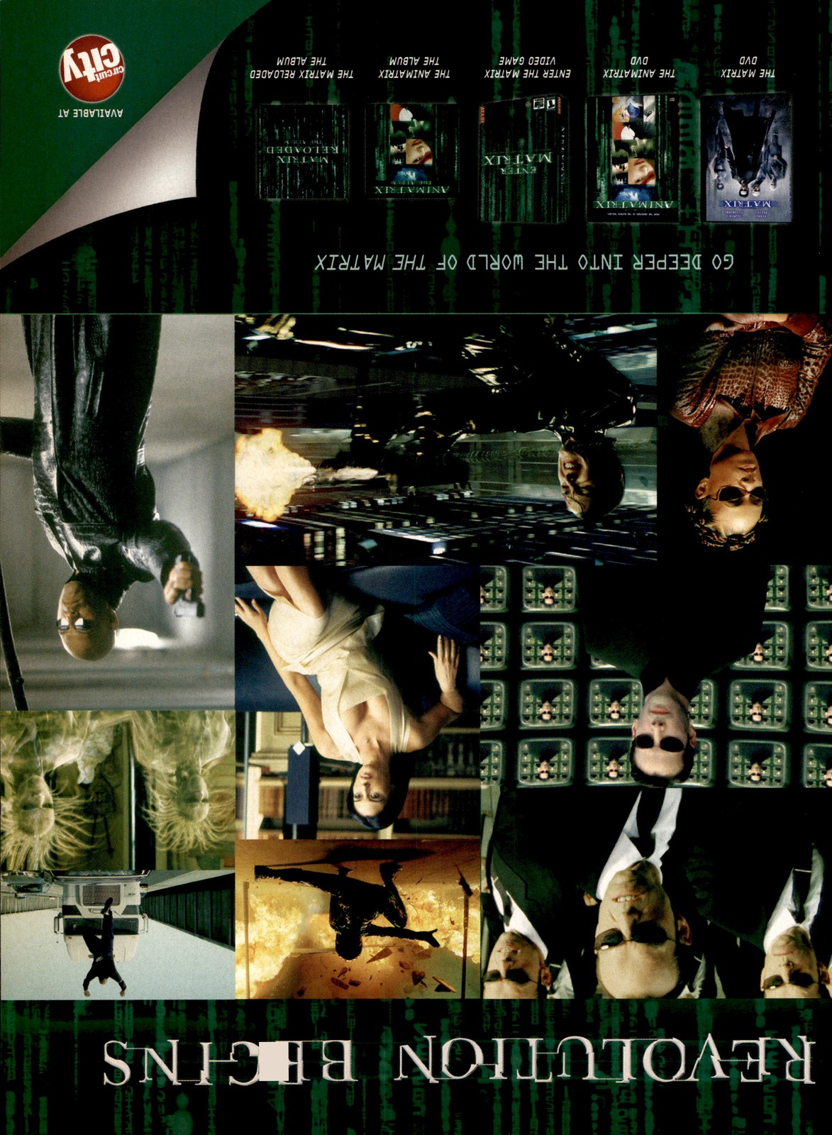 The Matrix DVD The Animatrix Circuit City magazine ad