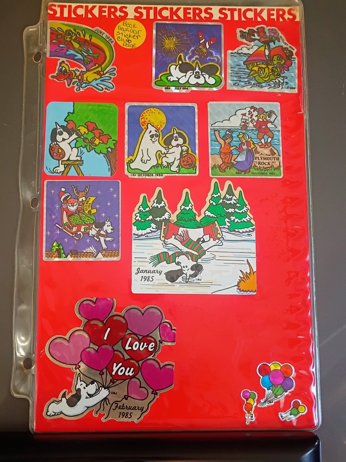 Vintage1984–1985 Sticker Collection in AlbumSleeve1 sheet dbl sided motley crew Vintage1984–1985 Sticker Collection in AlbumSleeve1 sheet dbl sided motley crew