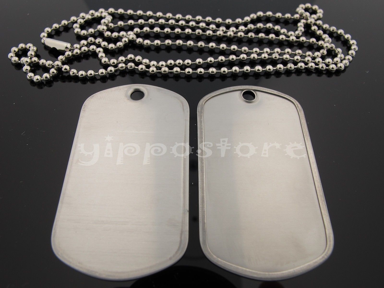 100 Stainless Steel Military Army Dog Tags + 100 Nickle Plated 30 100 Stainless Steel Military Army Dog Tags + 100 Nickle Plated 30