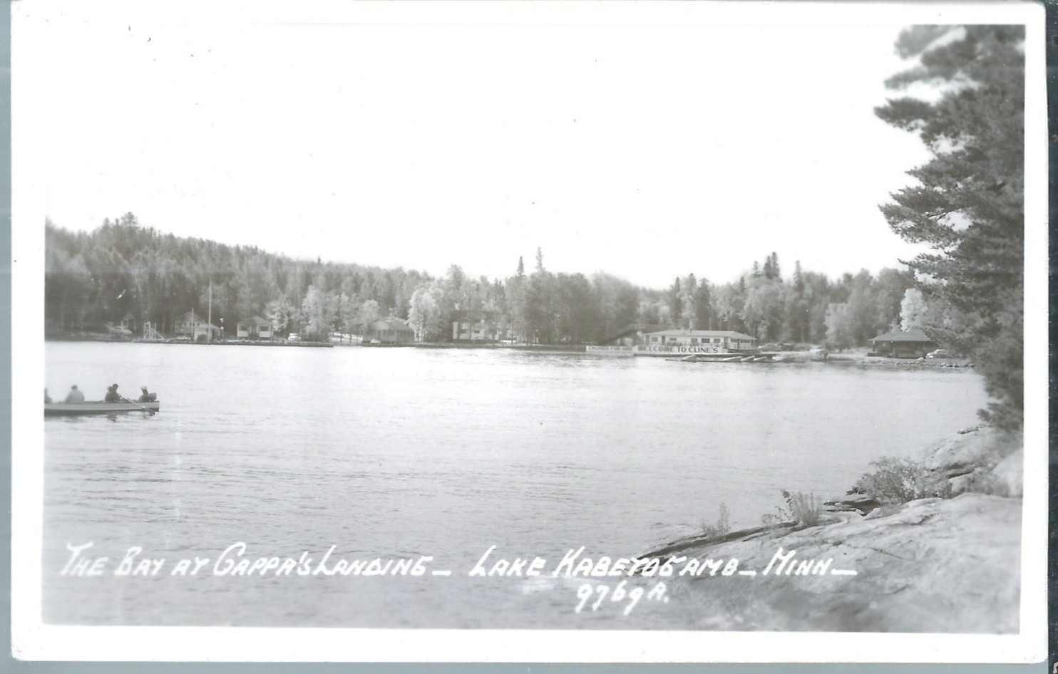 NICE RPPC VIEW OF THE BAY AT GAPPA'S LANDING ON LAKE KABETOGAMA, MN NICE RPPC VIEW OF THE BAY AT GAPPA'S LANDING ON LAKE KABETOGAMA, MN