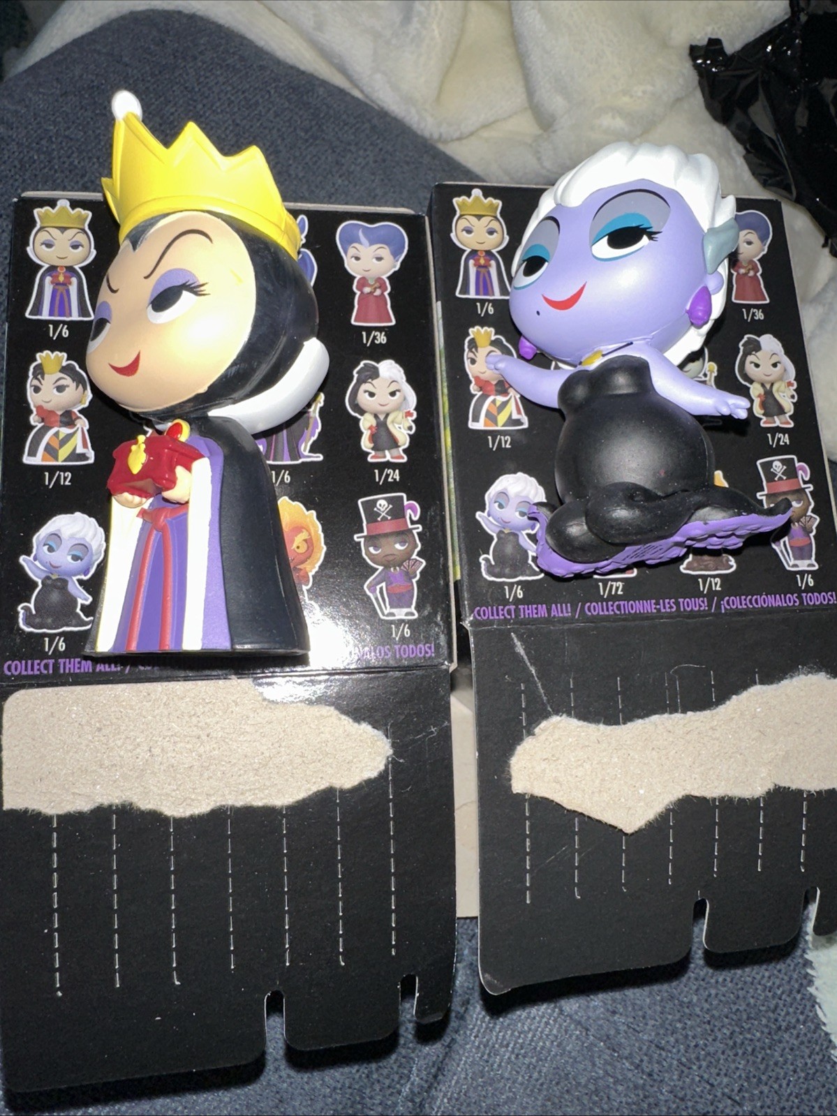Disney VILLAINS  Funko Mystery Minis THE EVIL QUEEN 1/6 Snow White & URSULA