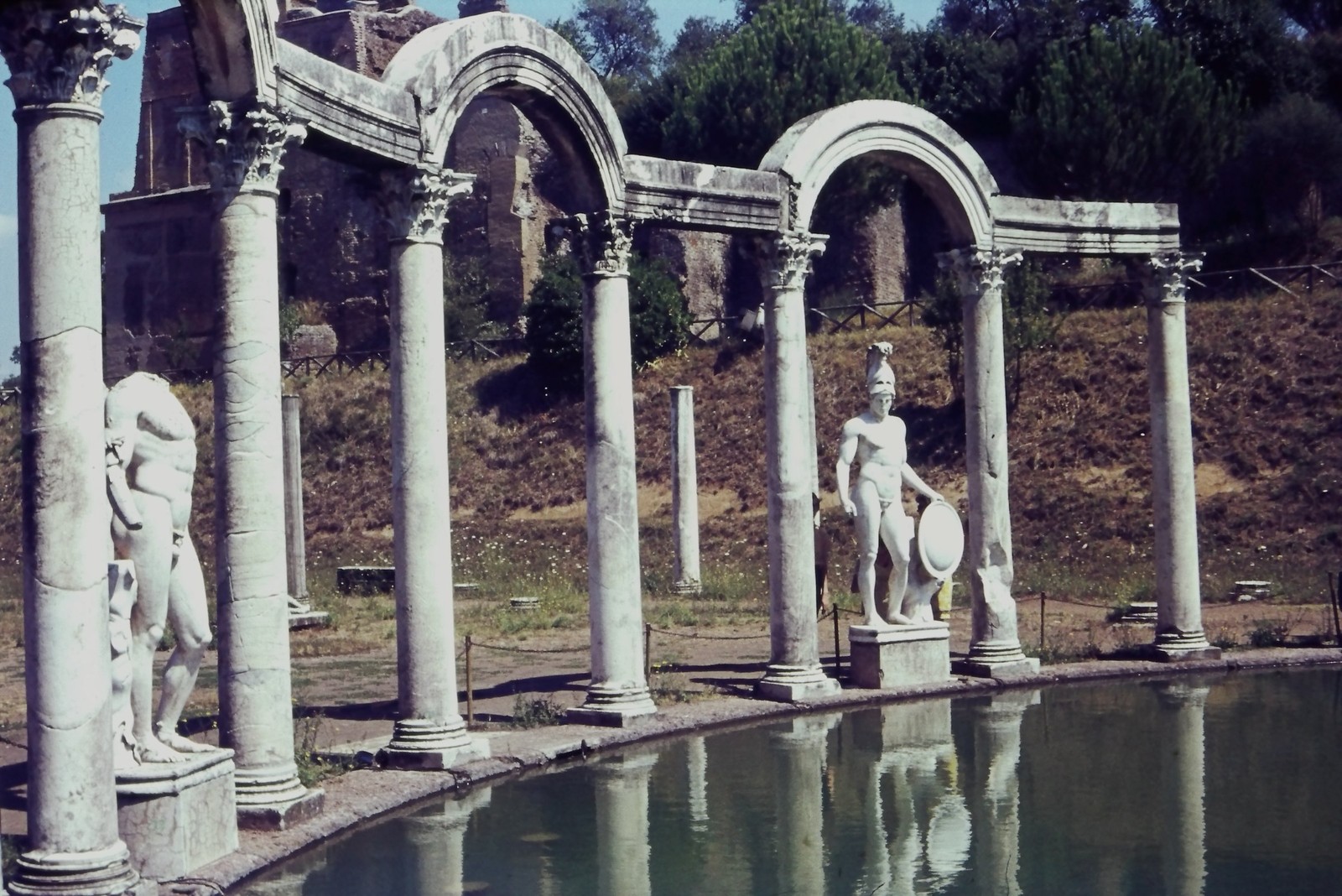 c1960\'s Agfachrome 35mm Slide, Hadrian\'s Villa Tivoli Roman Ruins Italy Marble c1960\'s Agfachrome 35mm Slide, Hadrian\'s Villa Tivoli Roman Ruins Italy Marble