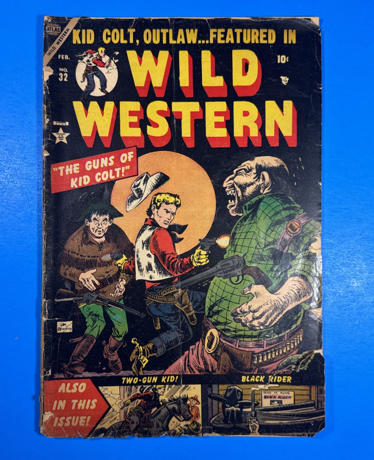 Kid Colt Outlaw Wild Western #32 Feb. 1954 Comics; Golden Age; Low Grade - RARE Kid Colt Outlaw Wild Western #32 Feb. 1954 Comics; Golden Age; Low Grade - RARE