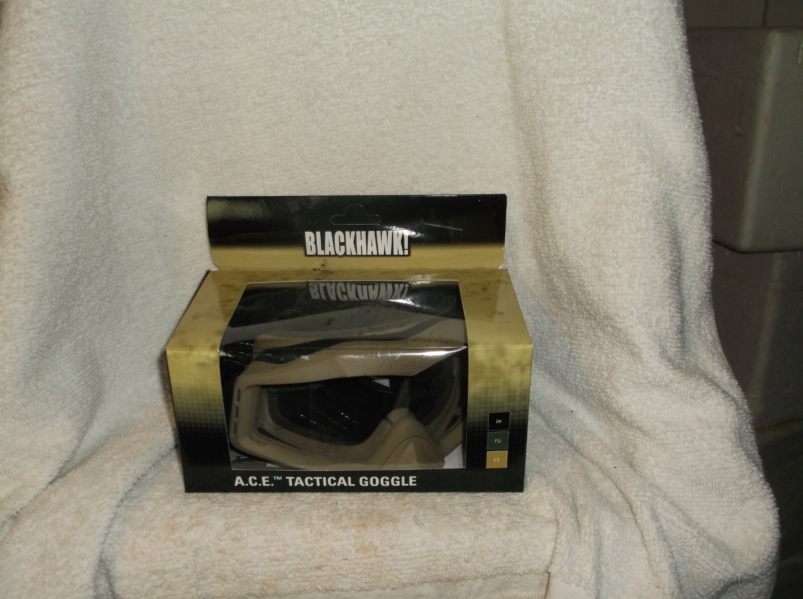 Blackhawk A.C.E. Advanced Tactical Eyewear. Coyote Tan. With Carrying case.