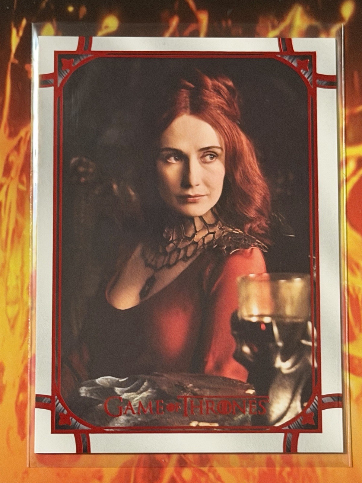 2021 Game Of Thrones Iron Anniversary Red Parallel #58 Melisandre 23/50