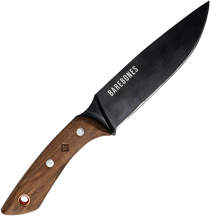Barebones Living Woodsman No 6 Walnut Carbon Steel Fixed Blade Field Knife 2118