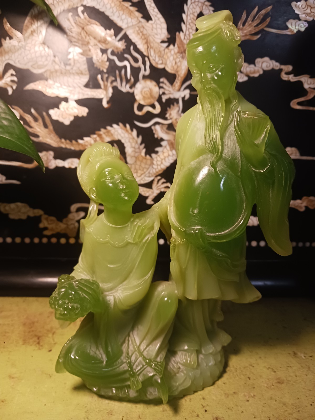Lovers Vintage Resin Statuette 