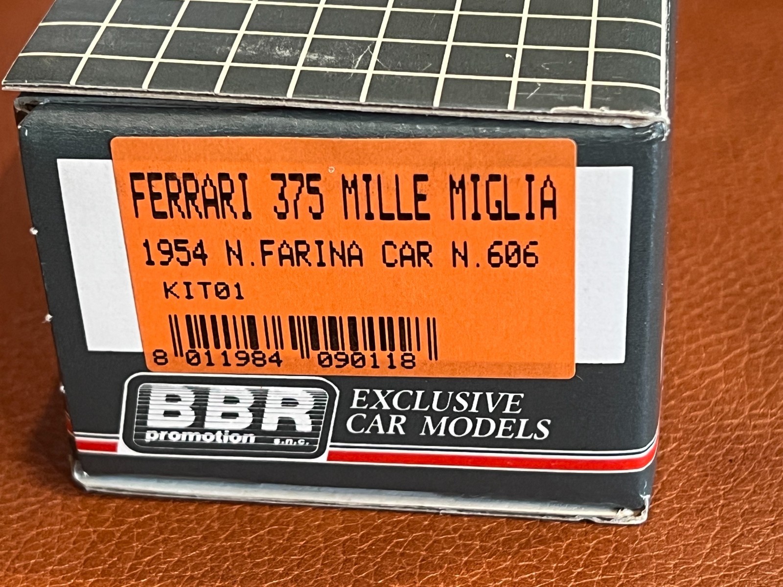 BBR KIT | 1954 Ferrari 375 MM | Nino Farina, Car No. 606