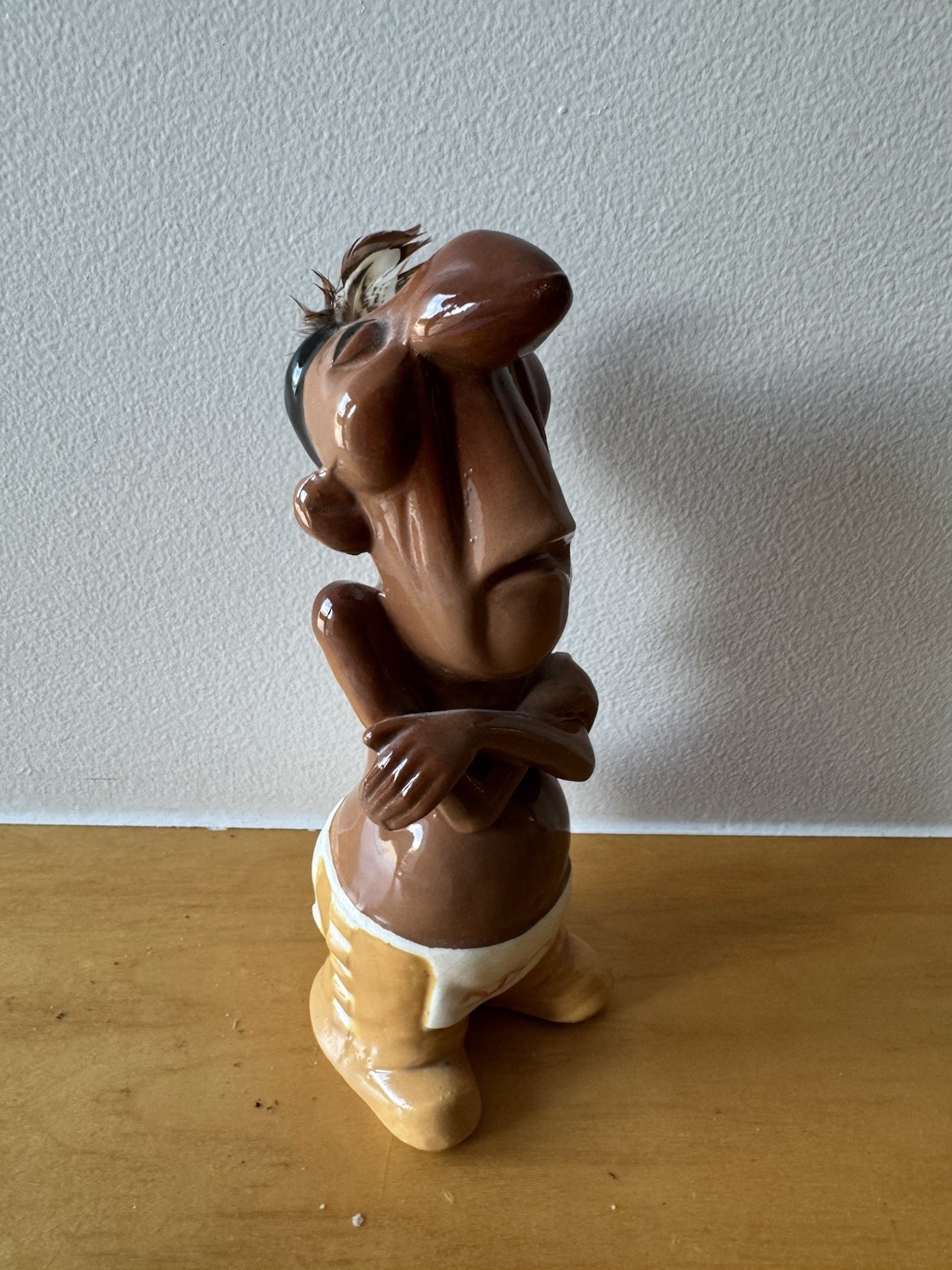 Vintage 1950\'s Kreiss Psycho Ceramics Indian Brave or Medicine Man Figure
