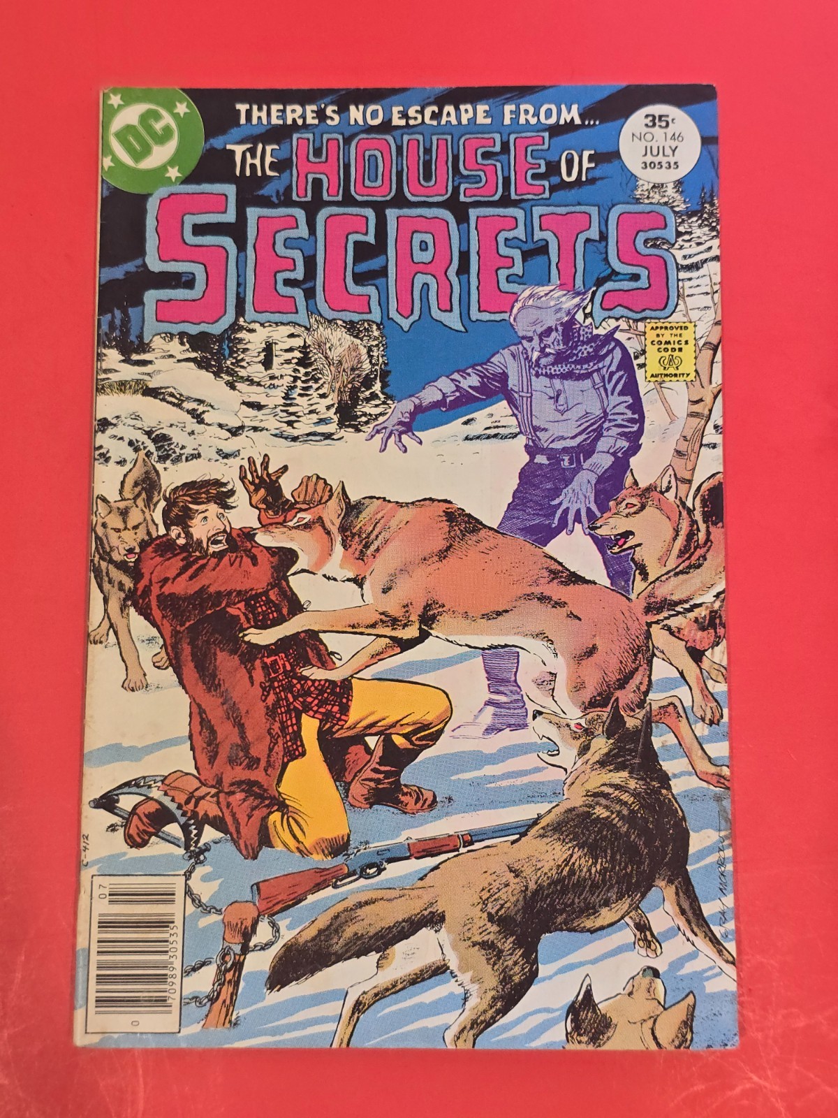 House of Secrets #146 1977 DC Comics Gray Morrow Cover Snow Ghost Horror