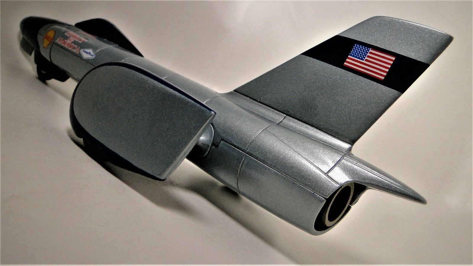 Vintage Mid Century Atomic Modern 1960 Jet Space Age Concept Race Car Art Deco