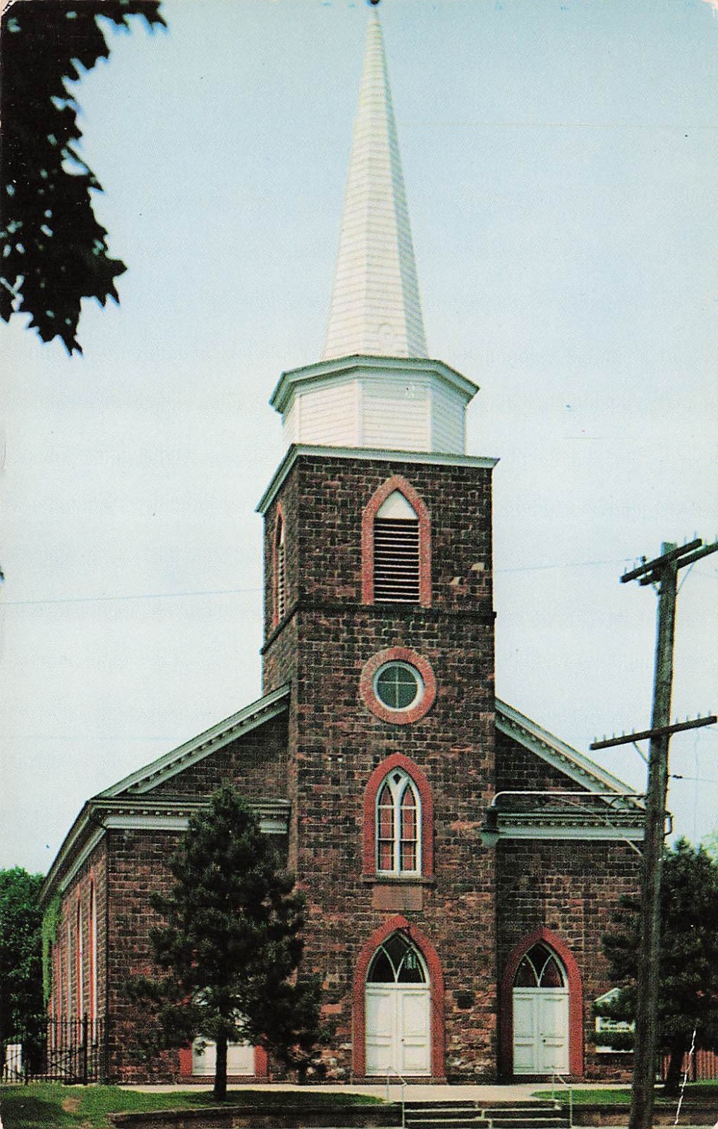 Hackensack New Jersey First Dutch Reformed Church Vtg Postcard 27A